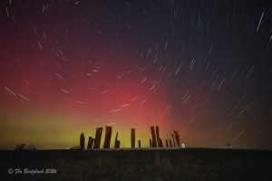 Florian Bertzbach:  Polarlicht mit Startrails